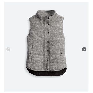 SKIES ARE BLUE Wels Puffer Vest - Heathered Gray